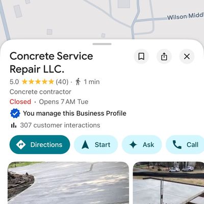 Avatar for Concrete Service Repair LLC.