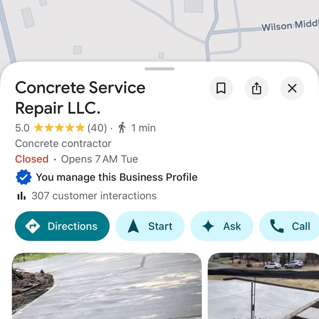 Concrete Service Repair LLC.