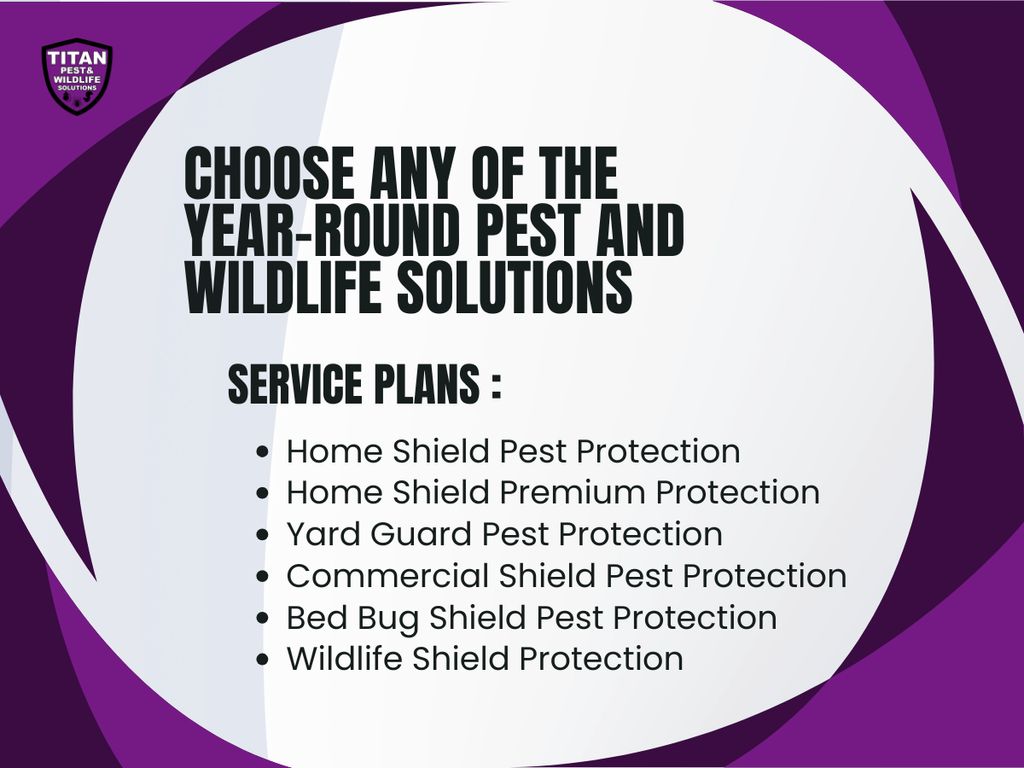 Titan Pest & Wildlife Solutions Service Plans