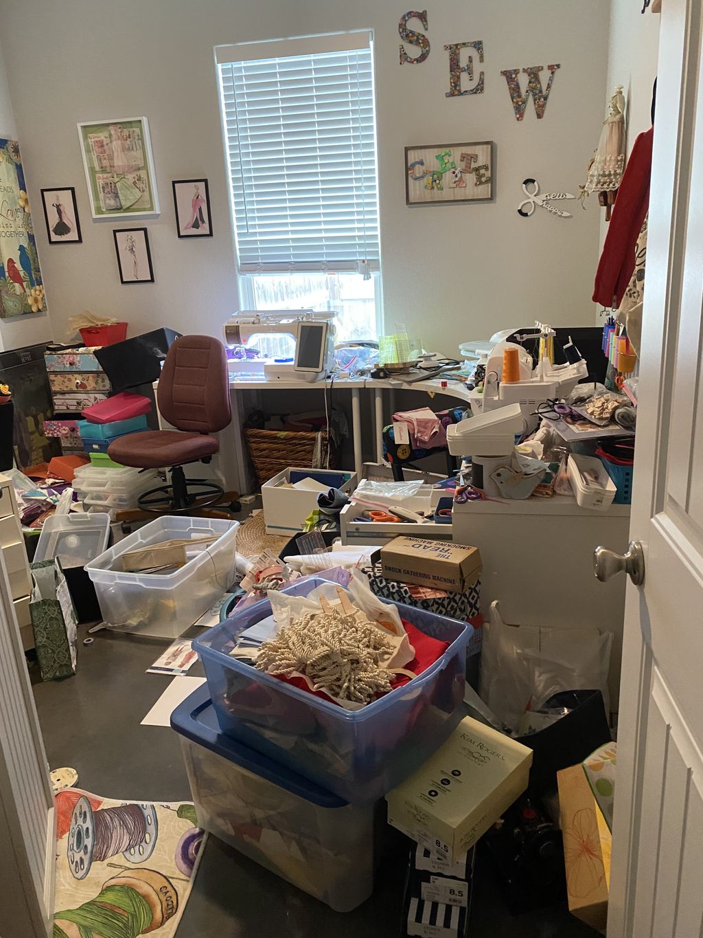 BEFORE (Craft/Sew Room - Mary P)