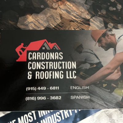 Avatar for Cardonas construction and roofing