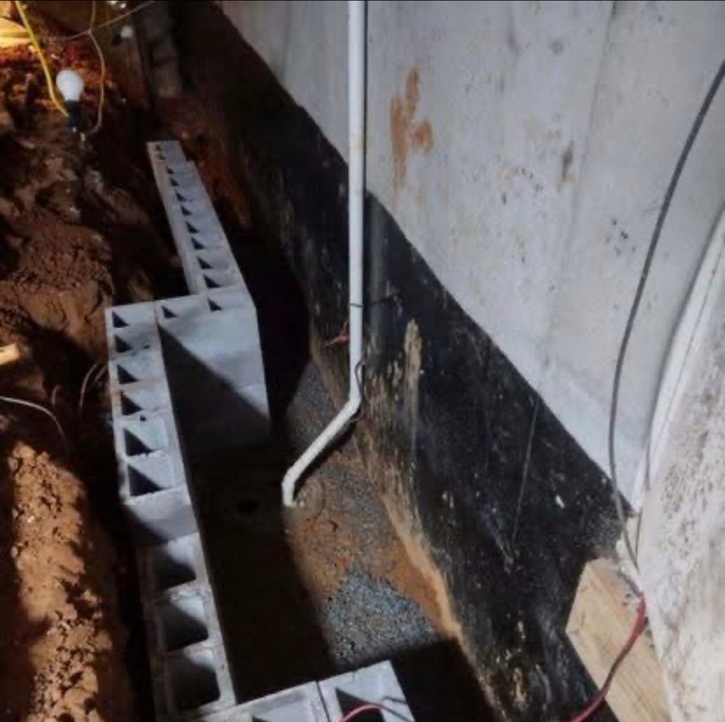 A large job in process this crawlspace required a 