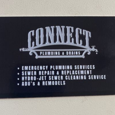 Avatar for Connect plumbing and drains inc.