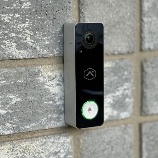 Installed Alarm.com VDB750 Video Doorbell with two