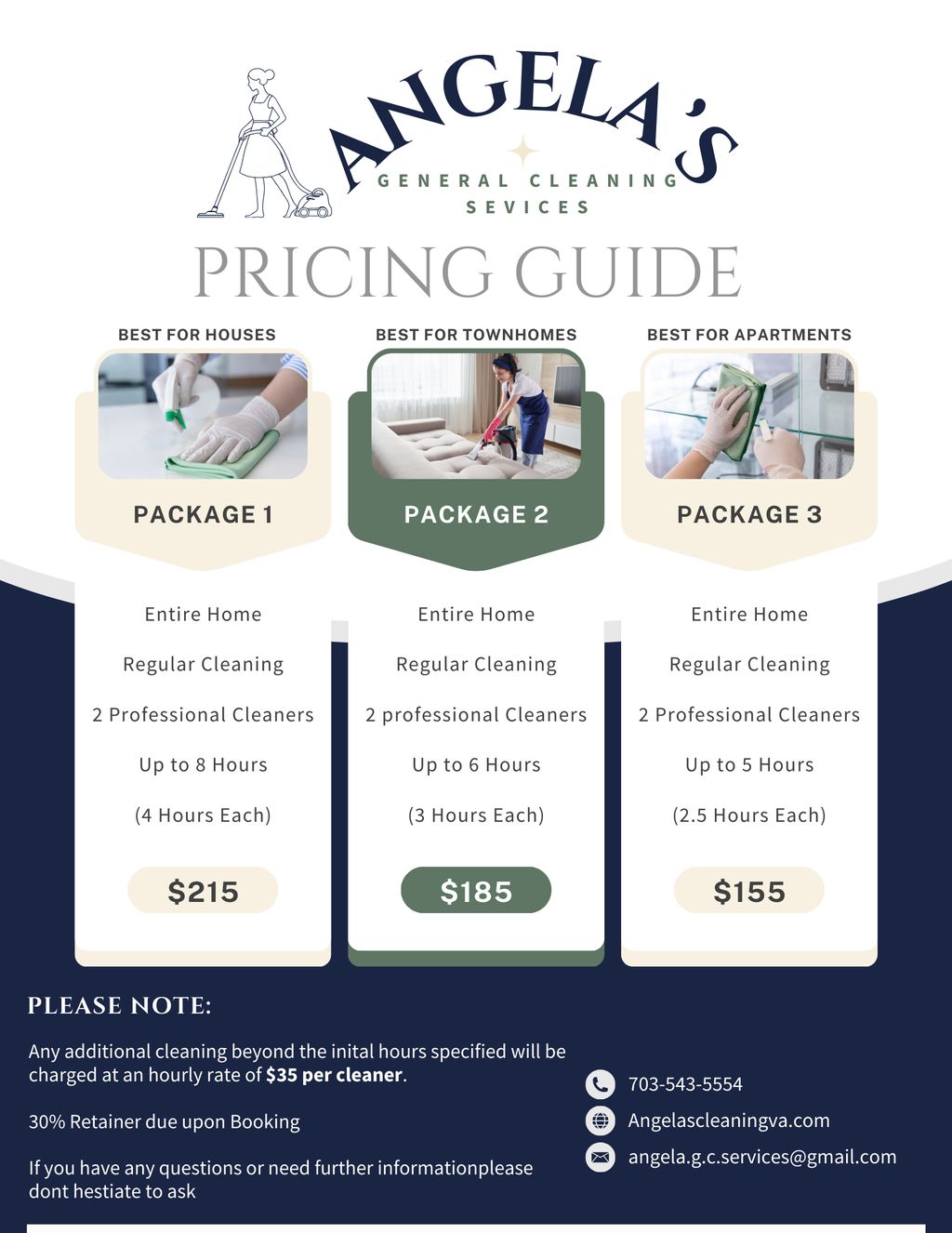Specials For Cleaning