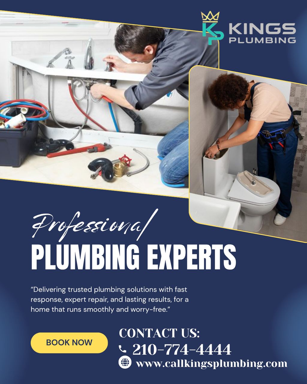 Flush your plumbing problems away with King’s Plum