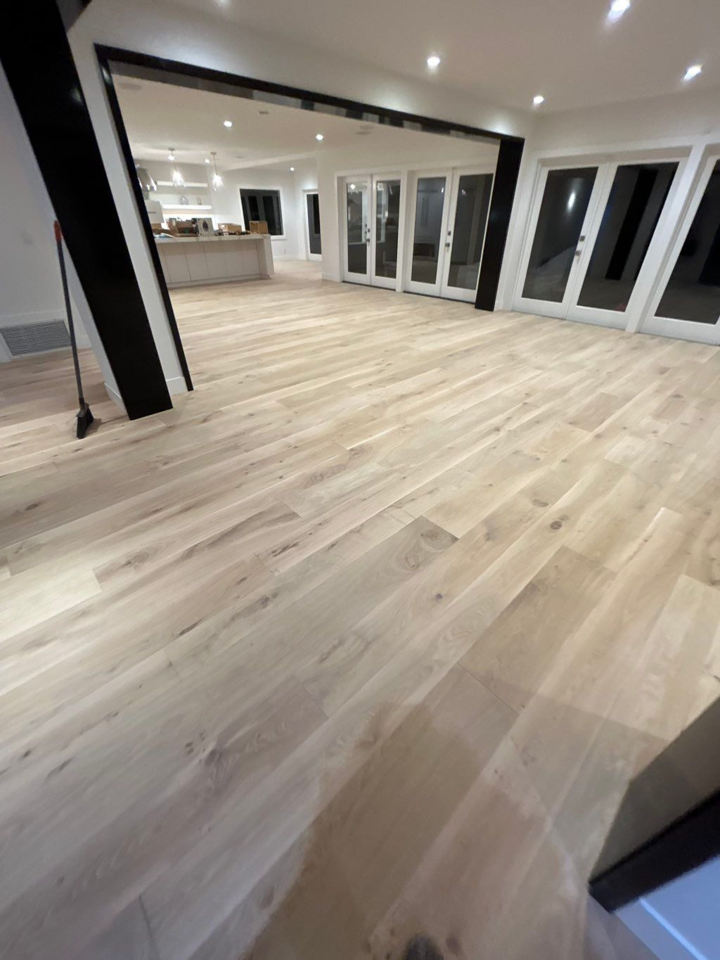European white oak with bona Nordic seal and satin