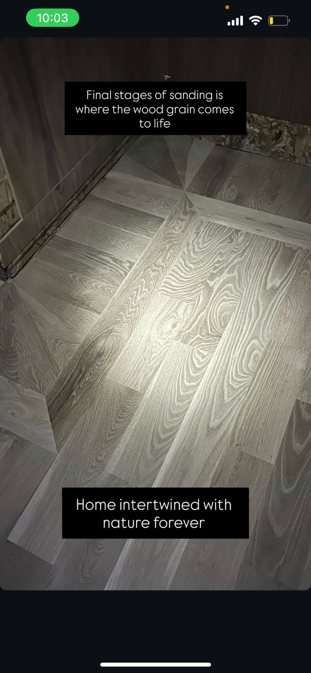 Custom installed sanded and finish 5” white oak wi