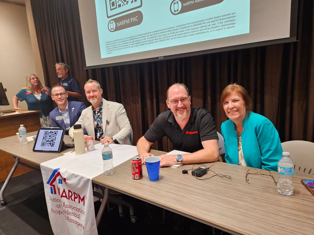 Michael McVety speaking at a expert panel for prop