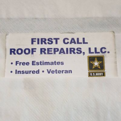 Avatar for First Call Roof Repairs,LLC