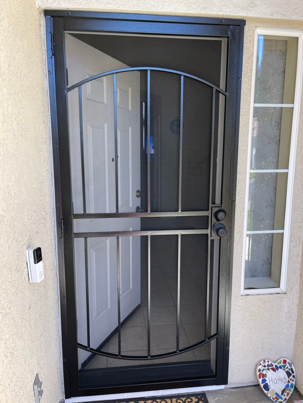 Security door installation 
