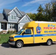 Our Truck at a Customer Home