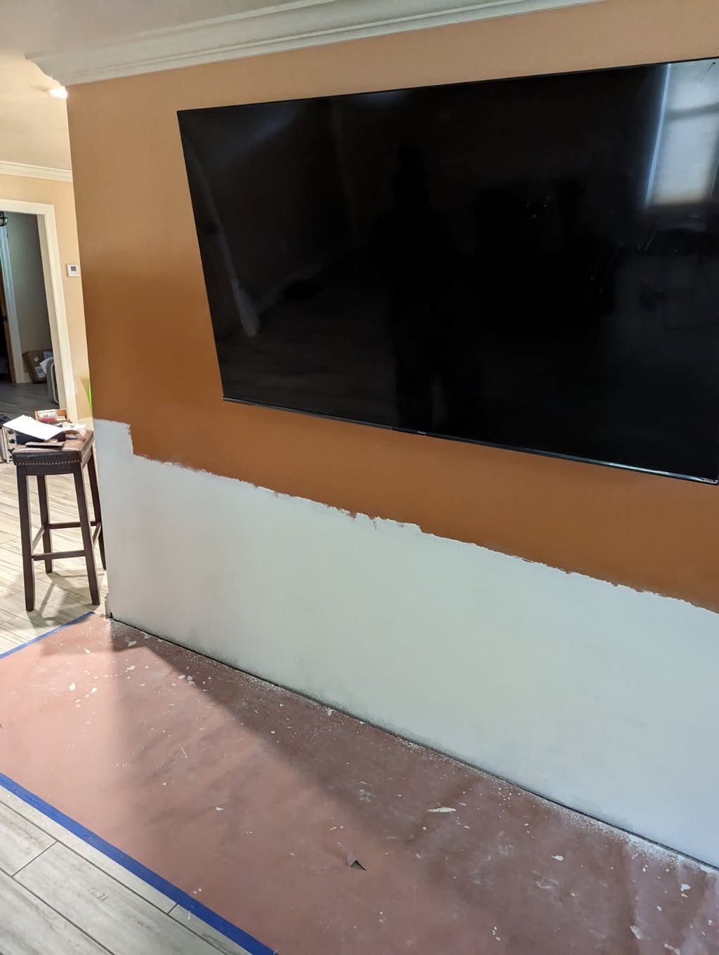 drywall problem and TV installation 