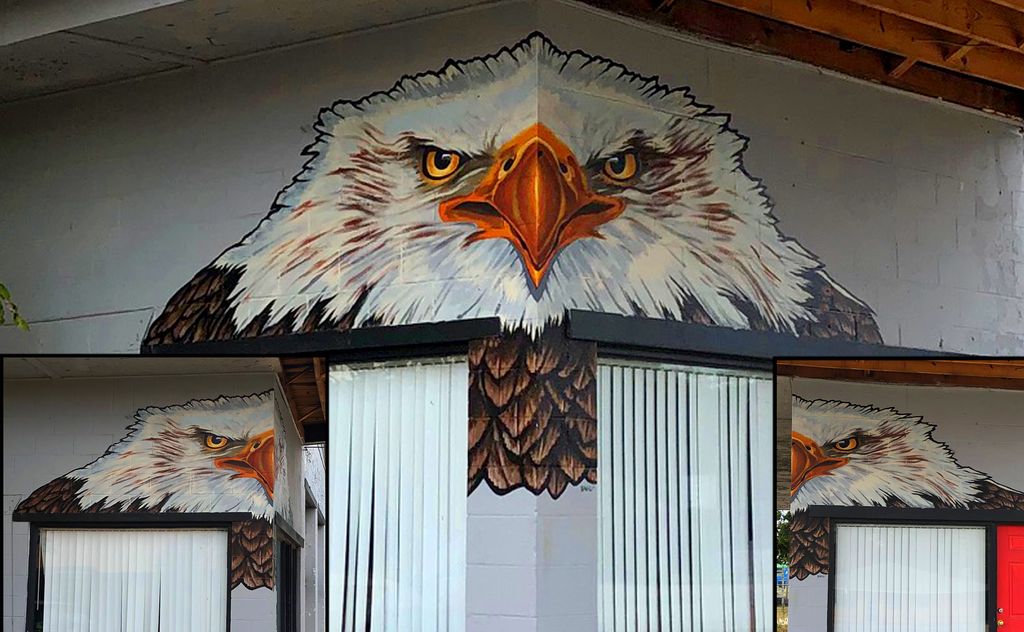 Eagle Corner Mural - Valley Mills, TX