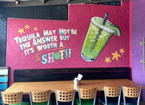 Patio wall mural - La Fiesta, Waco, TX