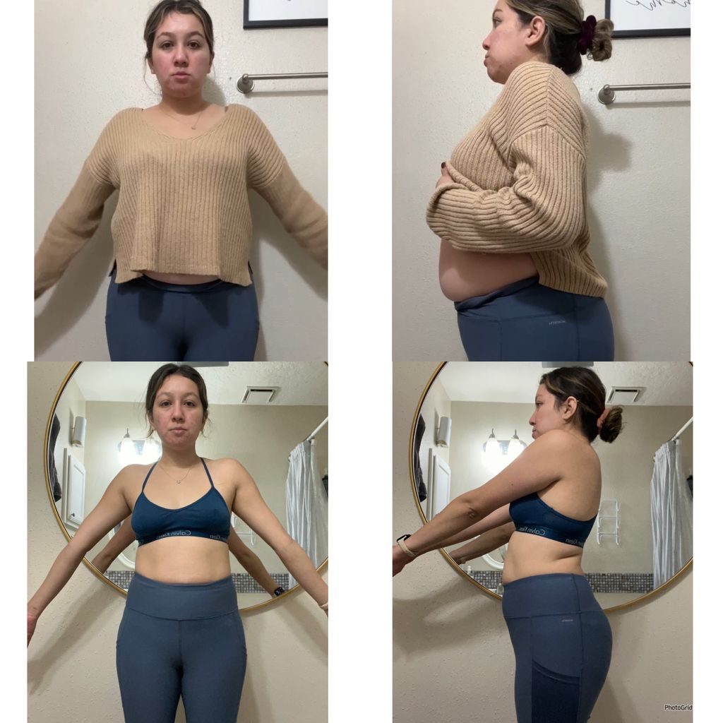 40lbs before and after