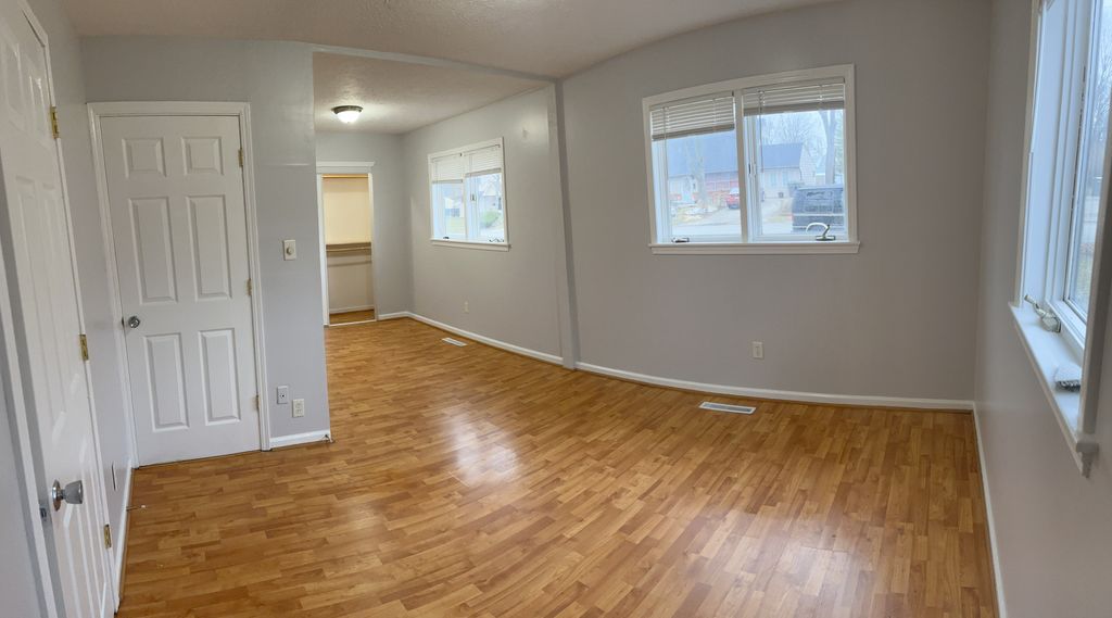 Flooring, Door, light fixture, blinds remodel 