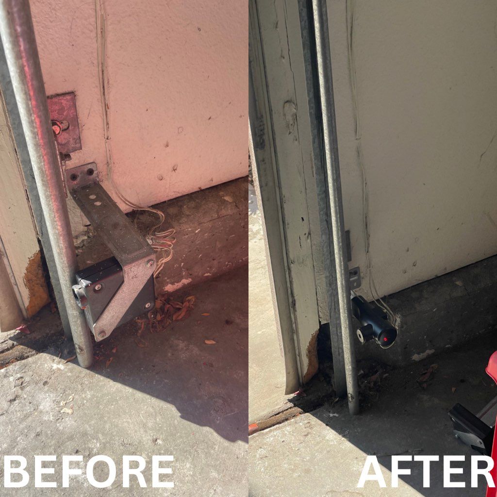 Replaced a 20-year-old faulty garage door sensor w