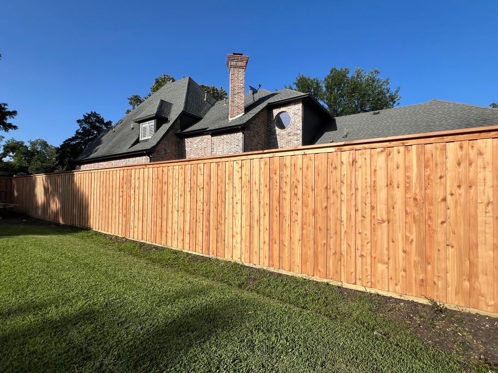 8ft Board-on-Board Western Red Cedar, Dallas, TX