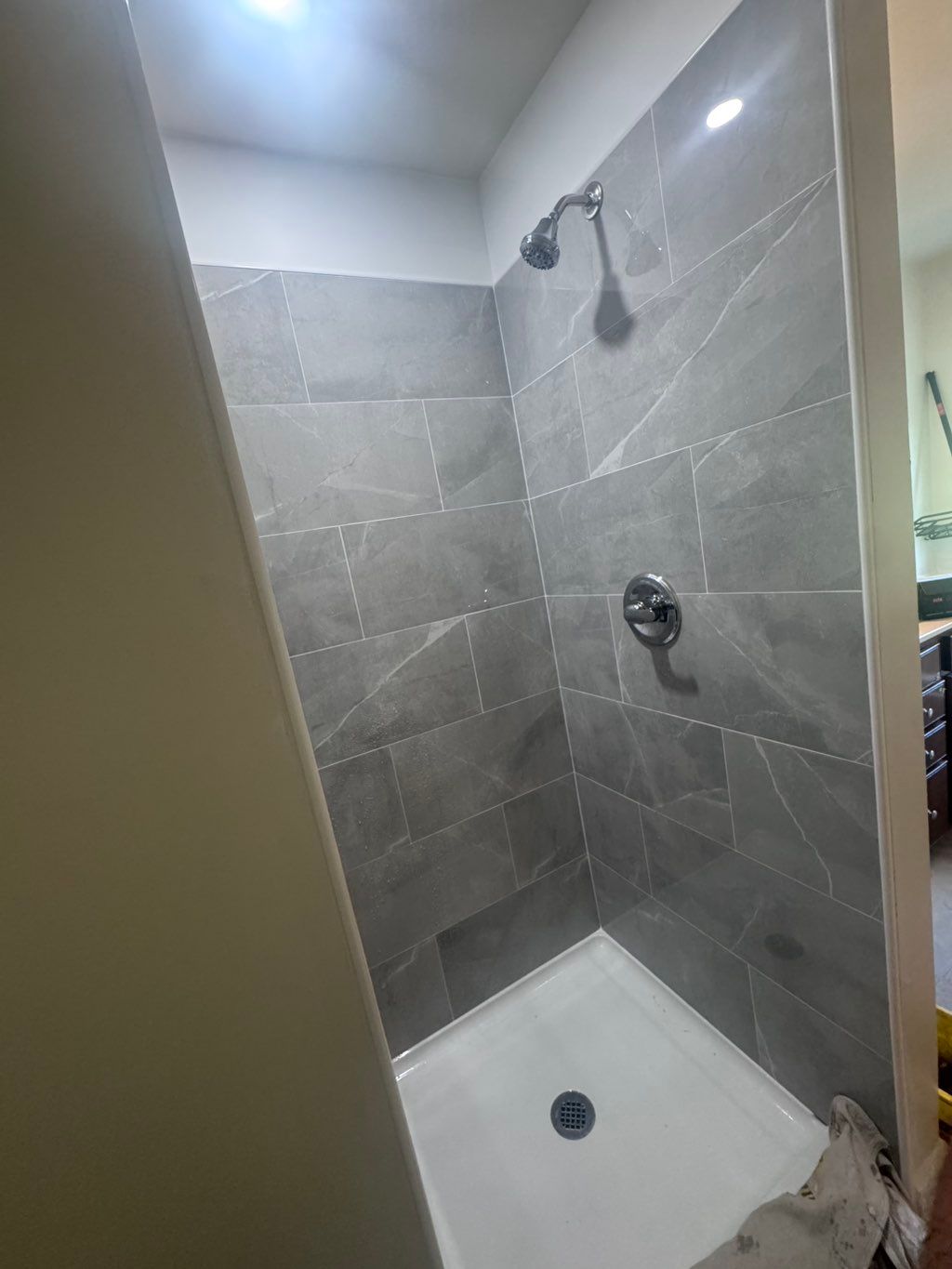 99% done except new shower door coming out !