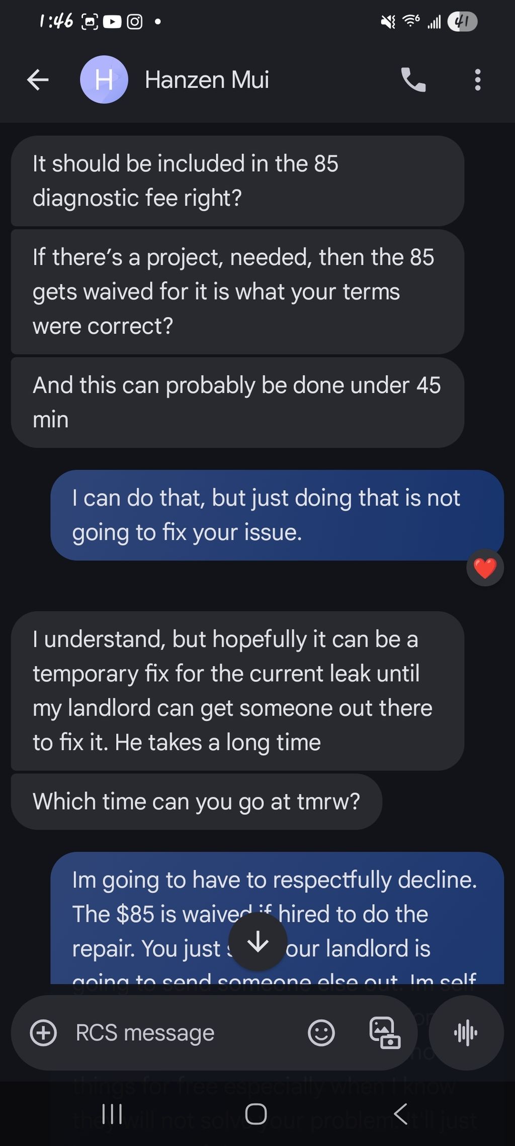 1 star review