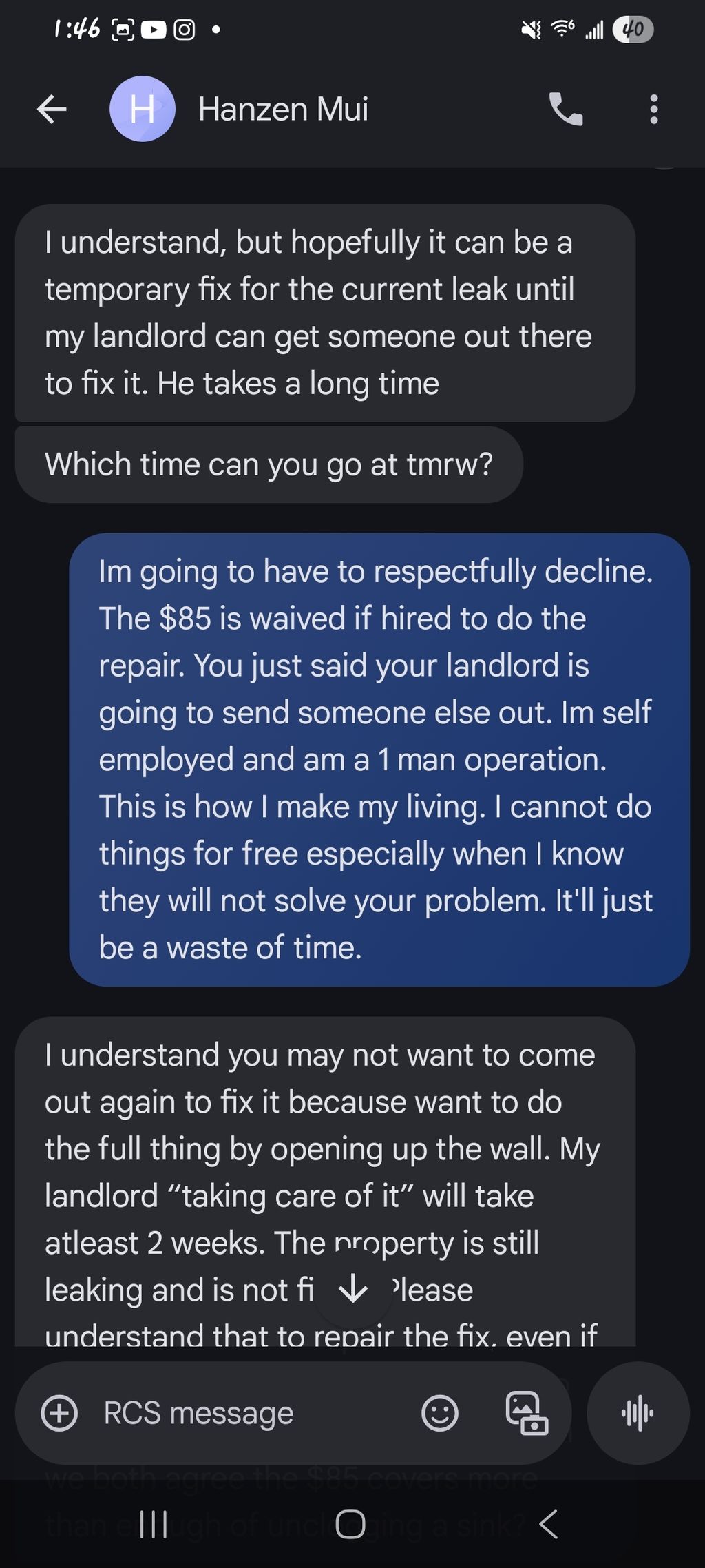1 star review