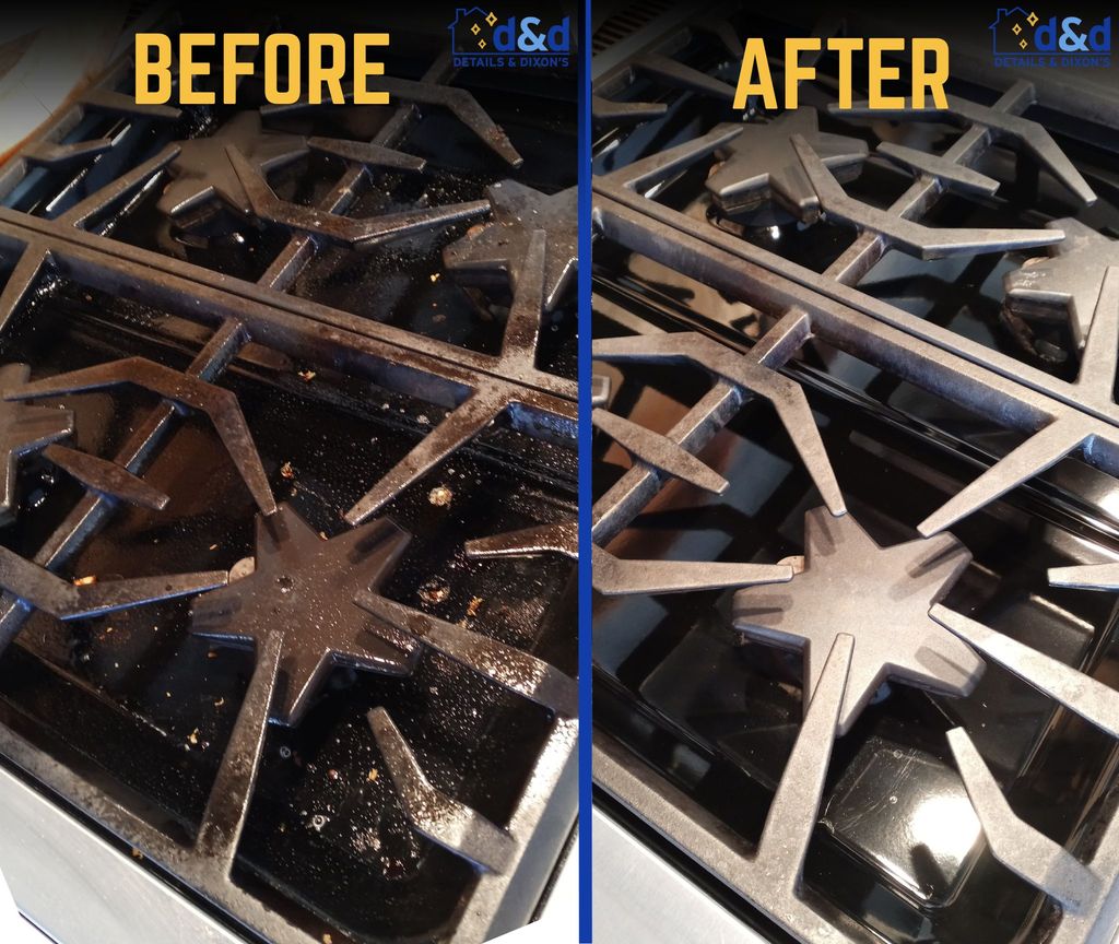 Home Cleaning: Stove - Before & After