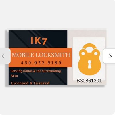 Avatar for Ik7 locksmith