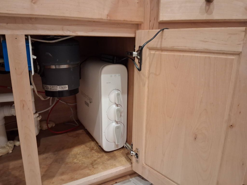 Reverse Osmosis water filtration system.