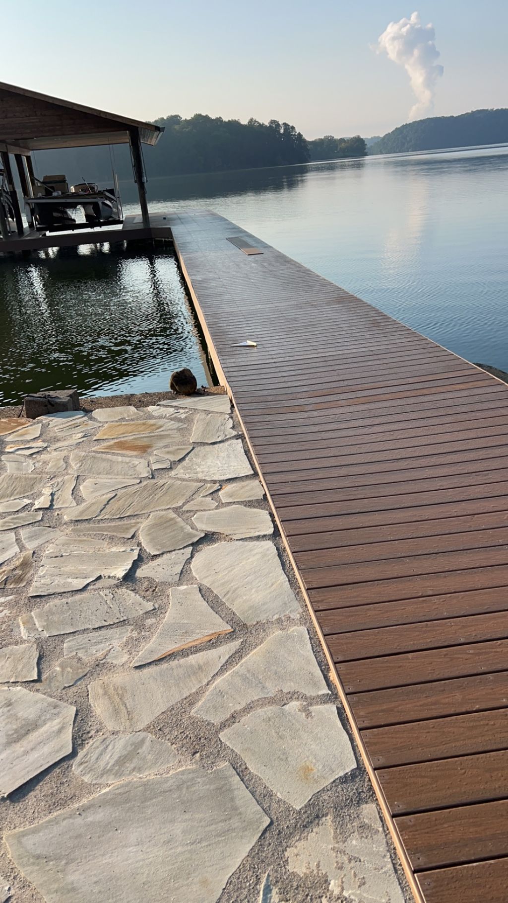 new walk way using trex 