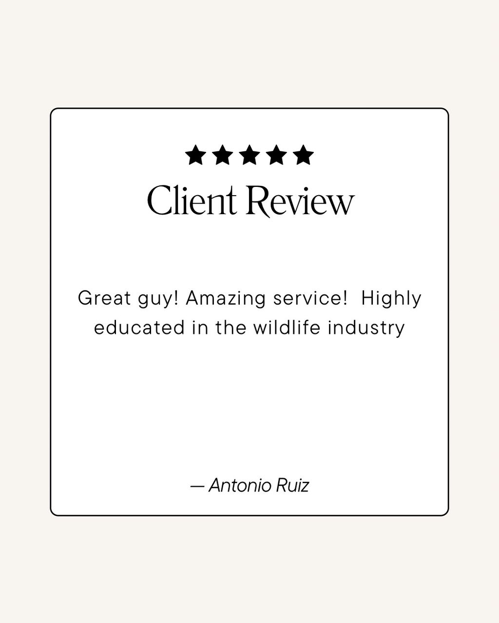 customer testimonial 