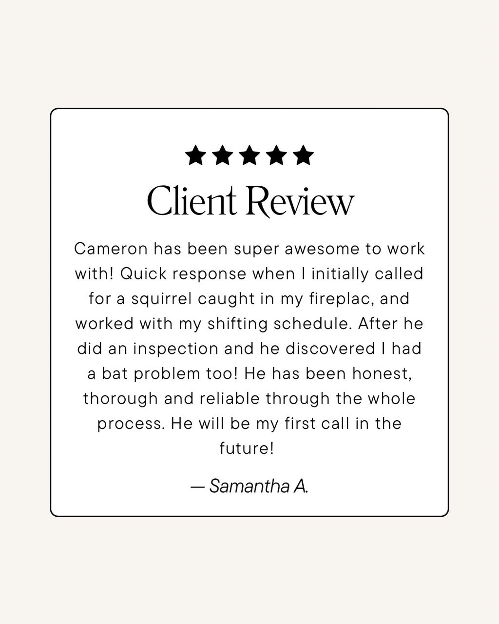review