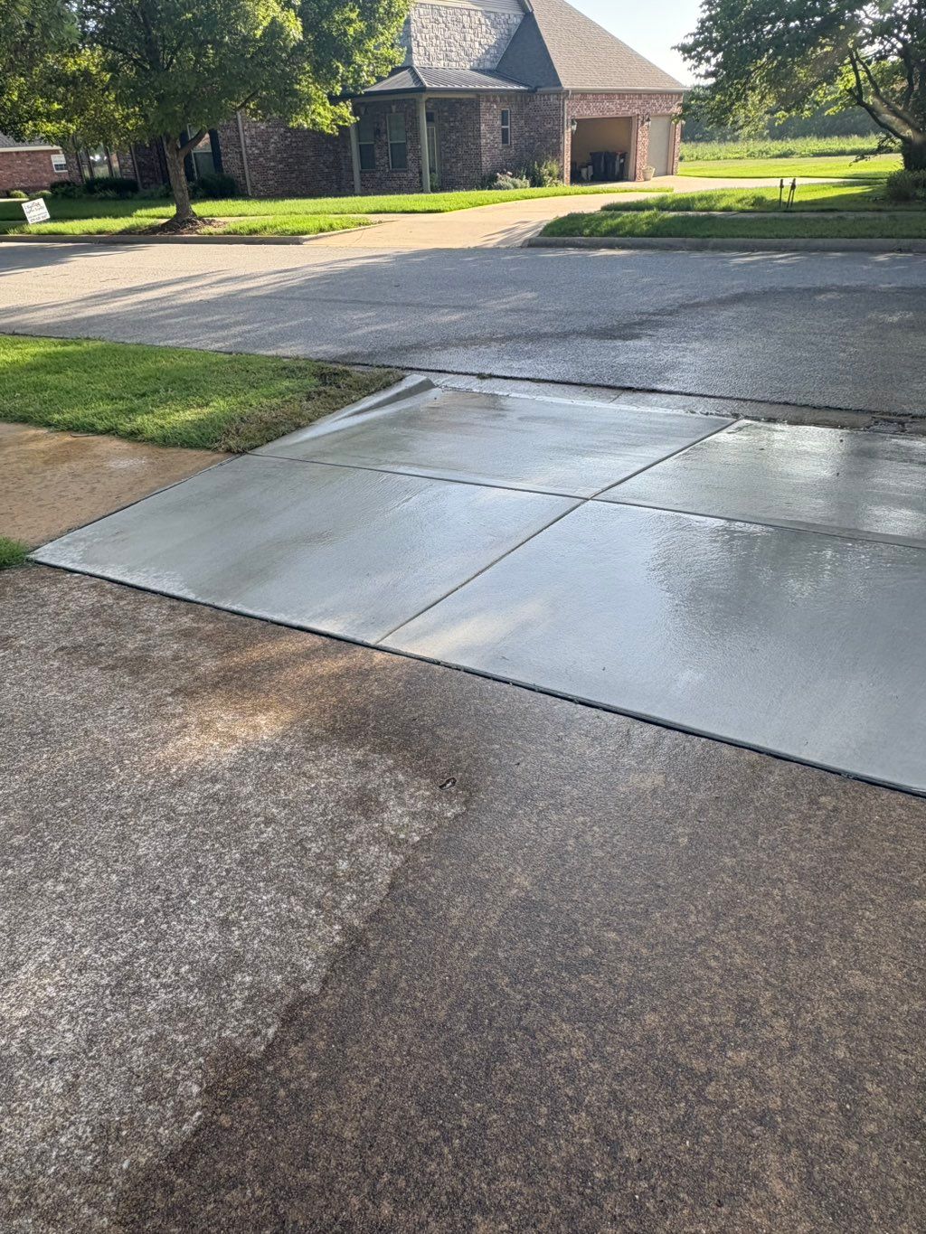 Concrete apron approach replacement.
