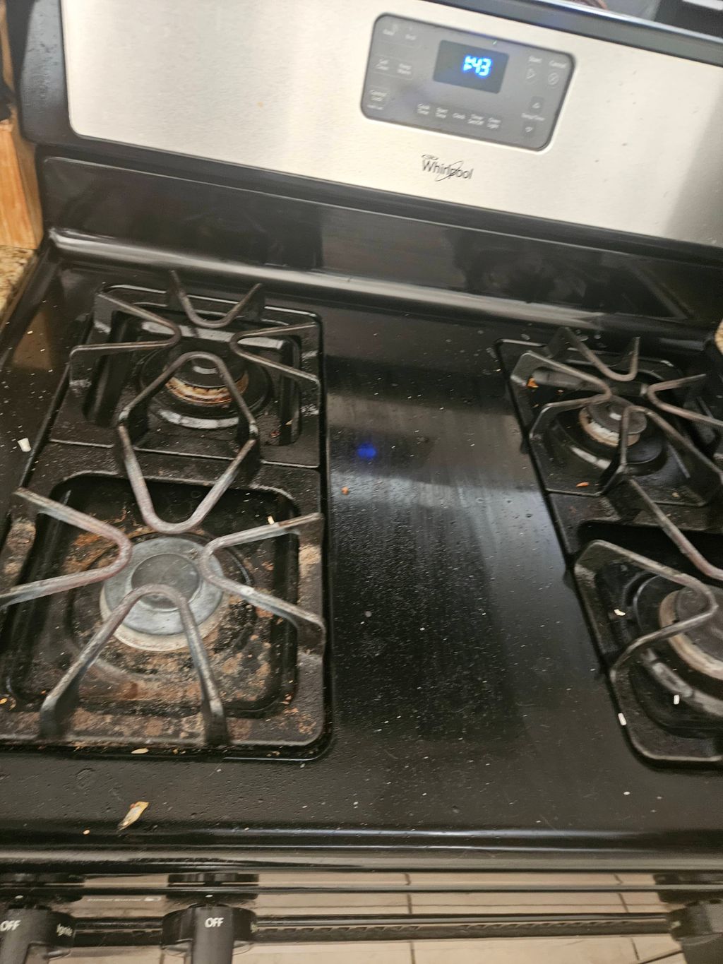 before cleaning 