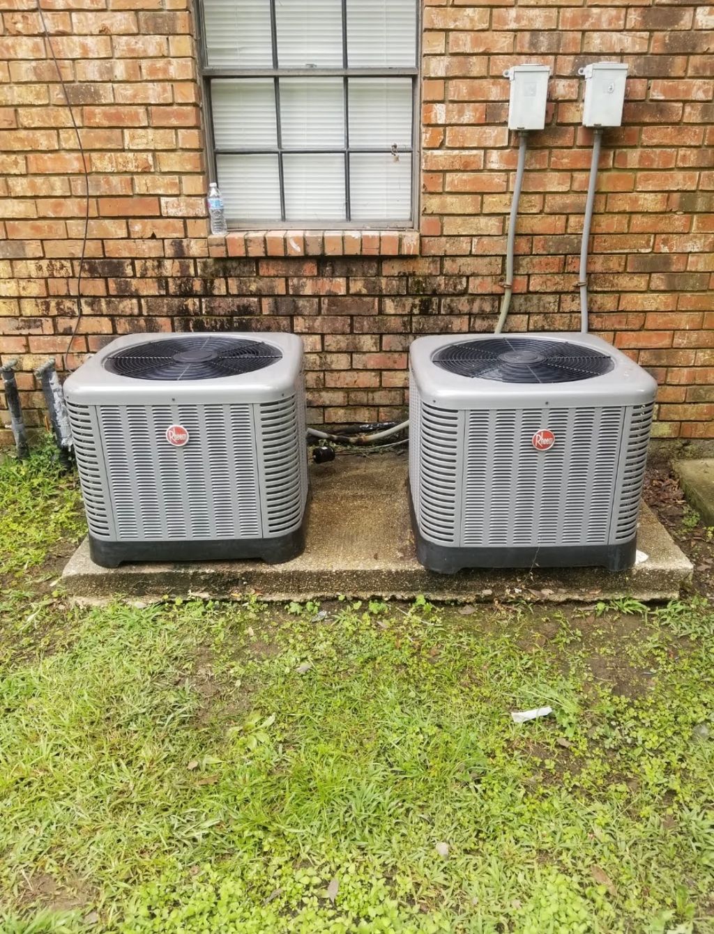 After: New 2 2.5-Ton R410-A 14Seer Condensers Upgr