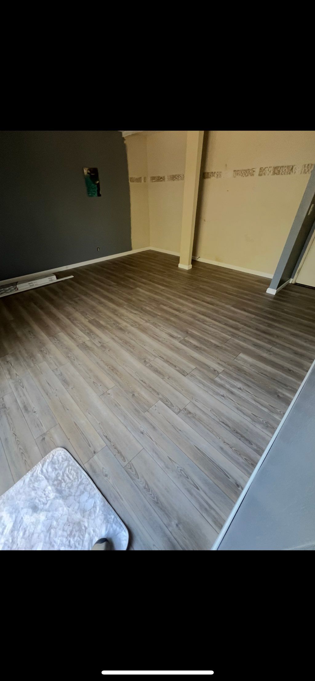Luxury vinyl flooring (after) 