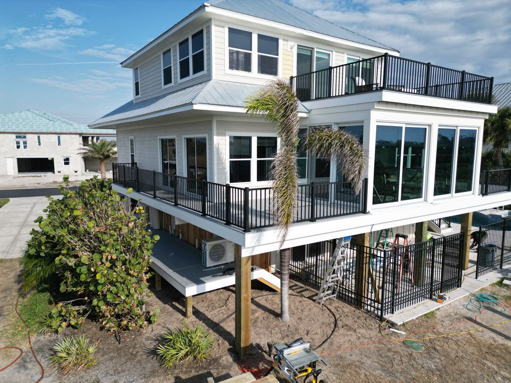 Deck completed 1st 2nd and third floor 