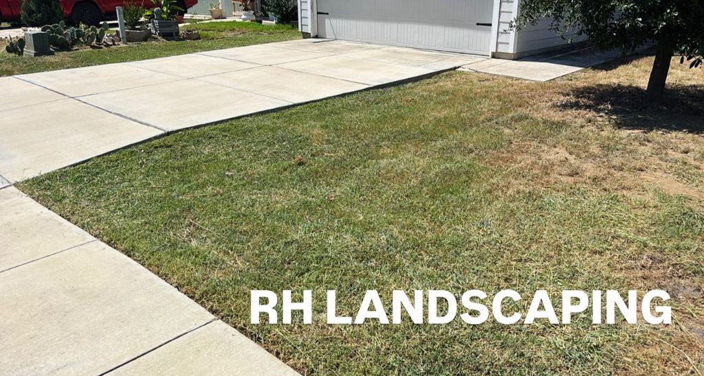 After yard trimming