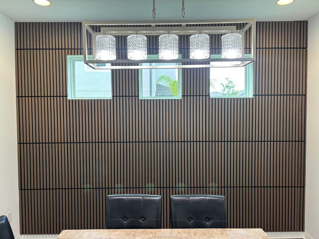 Panel accent wall