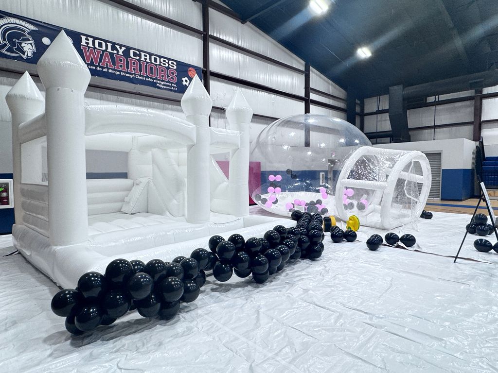 Bounce house, slide and ball pit (starter setup