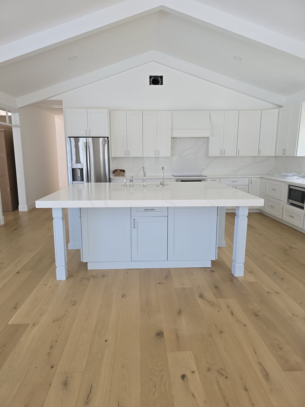 Kitchen + Wood Floor Installation 