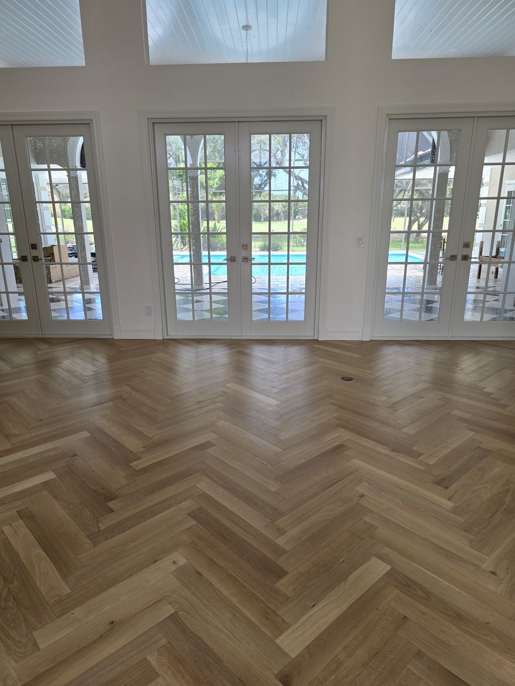 Herringbone Pattern Installation 