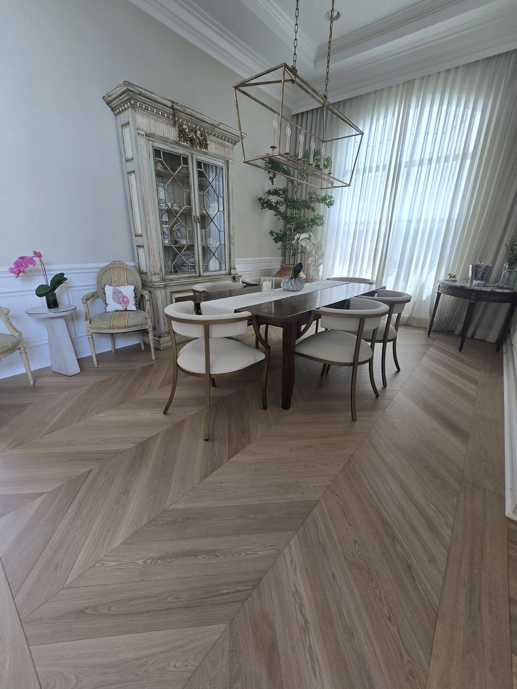 Chevron Pattern Installation 