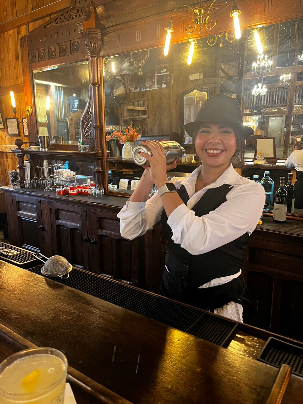 Bartending at an Al Capone themed bar in Pullman M