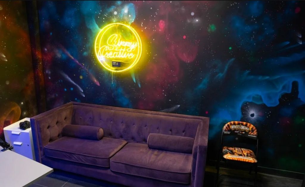 Galaxy mural 