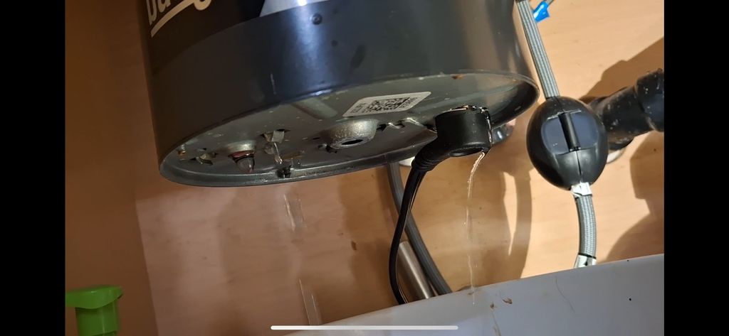 Before- disposal leaking from bottom 