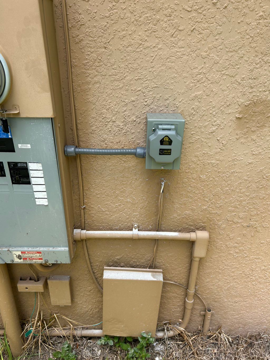 50 Amps Generator Inlet Installation 