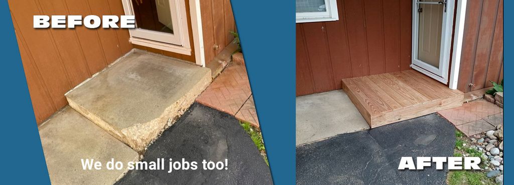 Front Step Wood Cover