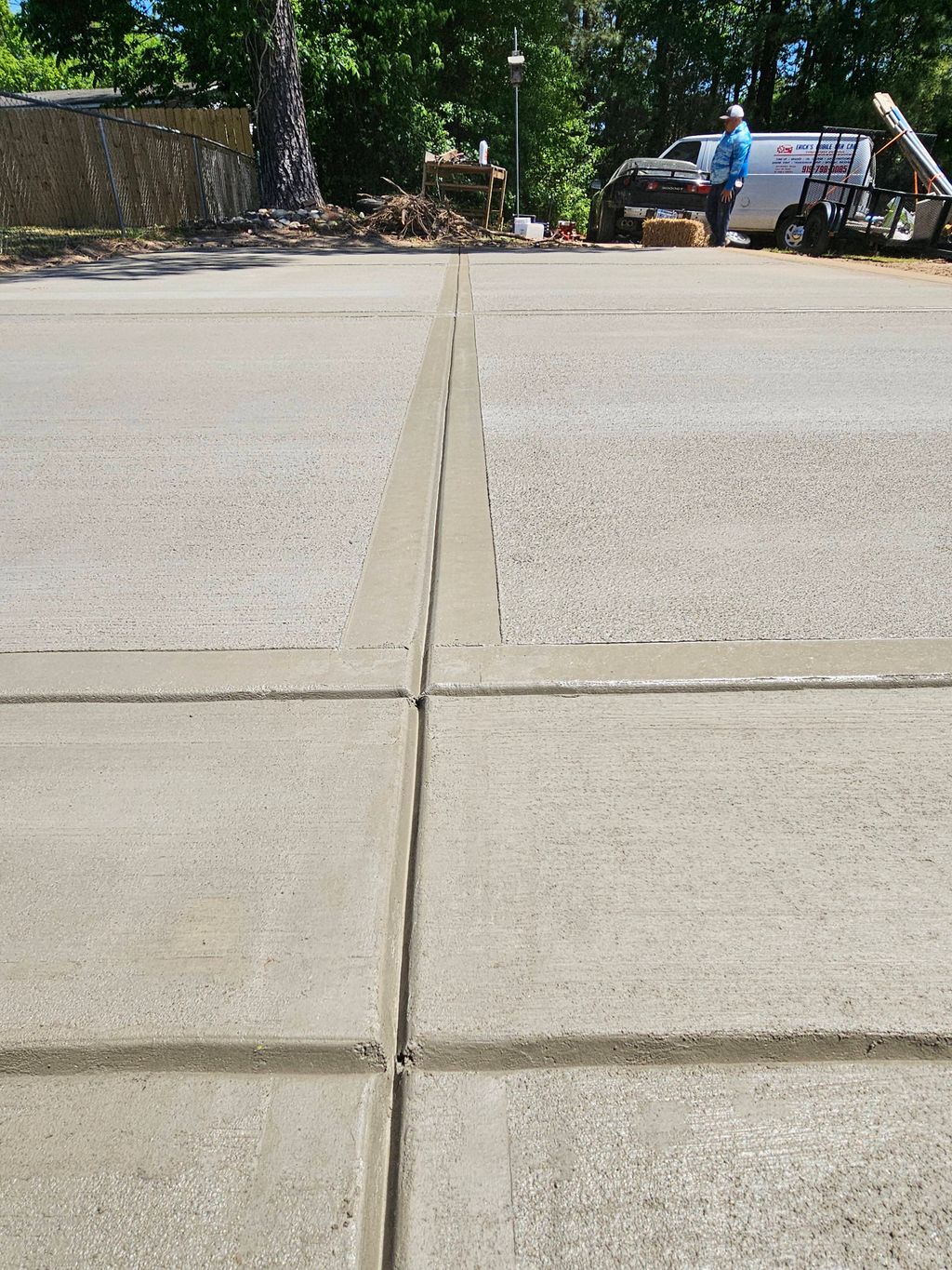 concrete pad 20x20