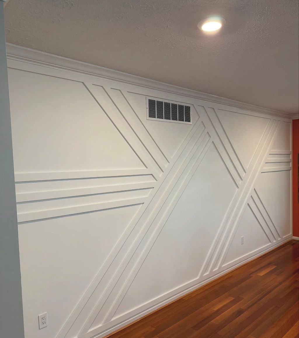 Accent wall. 
